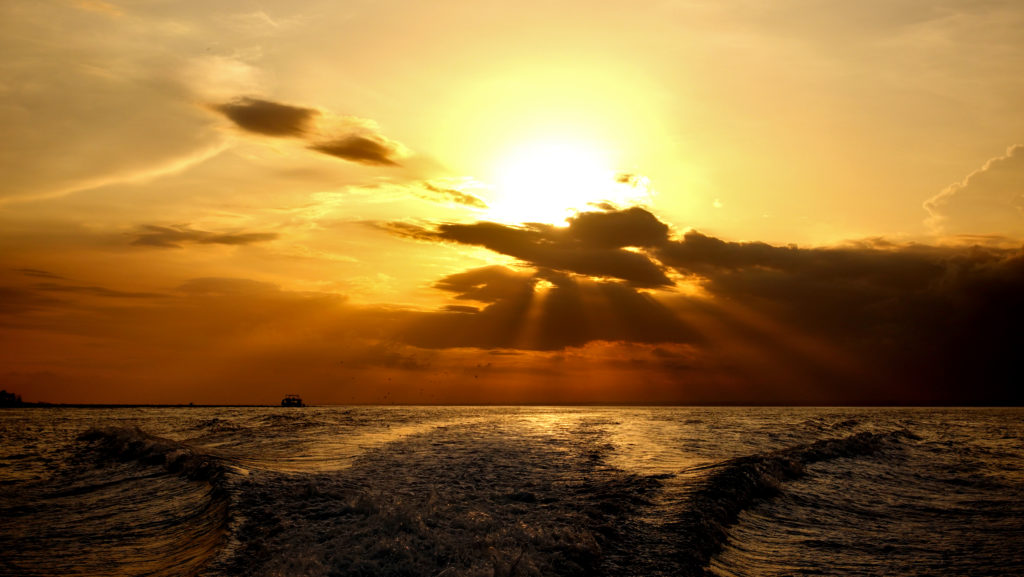 View from the boat to Nusa Penida. How to get to the Nusas