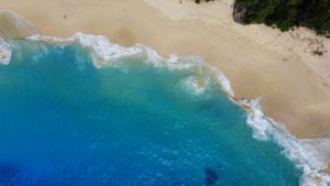 Waves at Kelingking Beach, Nusa Penida