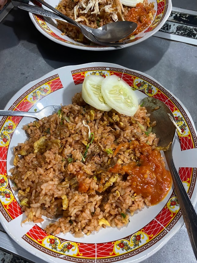 Nasi goreng (fried rice), one of the most popular Indonesian dishes