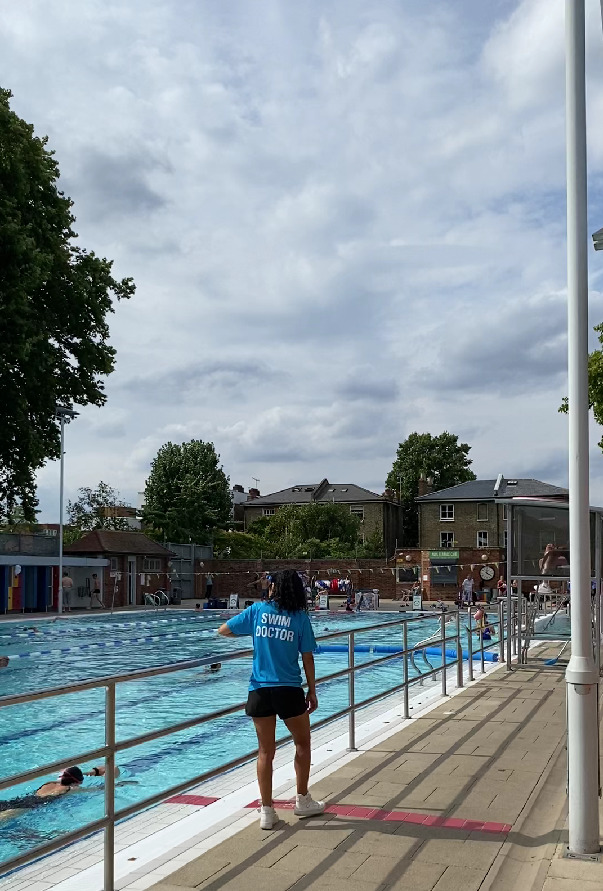 London Fields Lido, a smaller lido but perfect for a quick swim in London