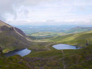 View from halfway up Carrauntoohil, Co. Kerry